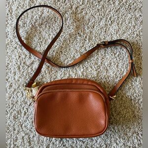 Pom Pom London Mayfair Leather Crossbody Bag